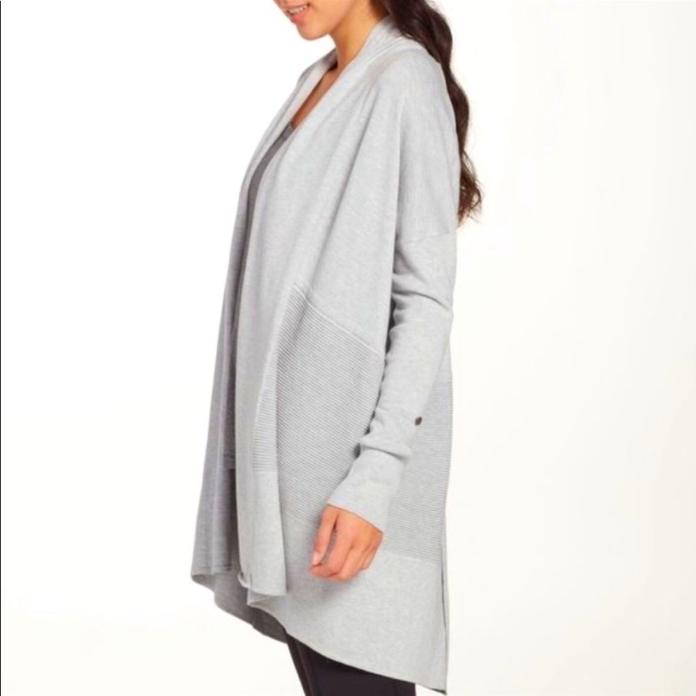 CALIA by Carrie Underwood Gray Journey Cardigan Sweater